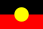 Aboriginal Australian flag icon symbolises reconciliation and recognition of First Nations people.